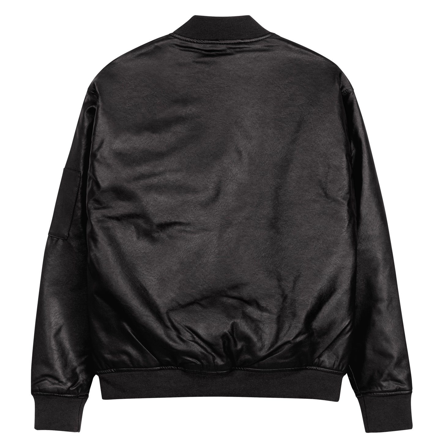 Slump®Embroidered Leather Bomber Jacket