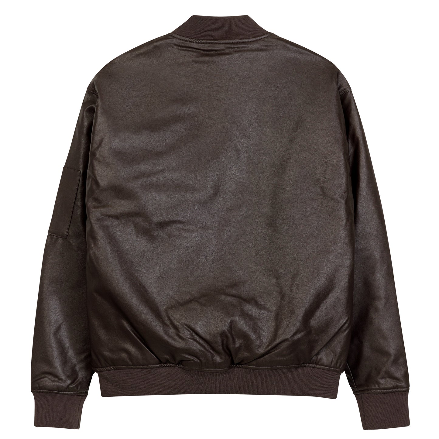 Slump®Embroidered Leather Bomber Jacket