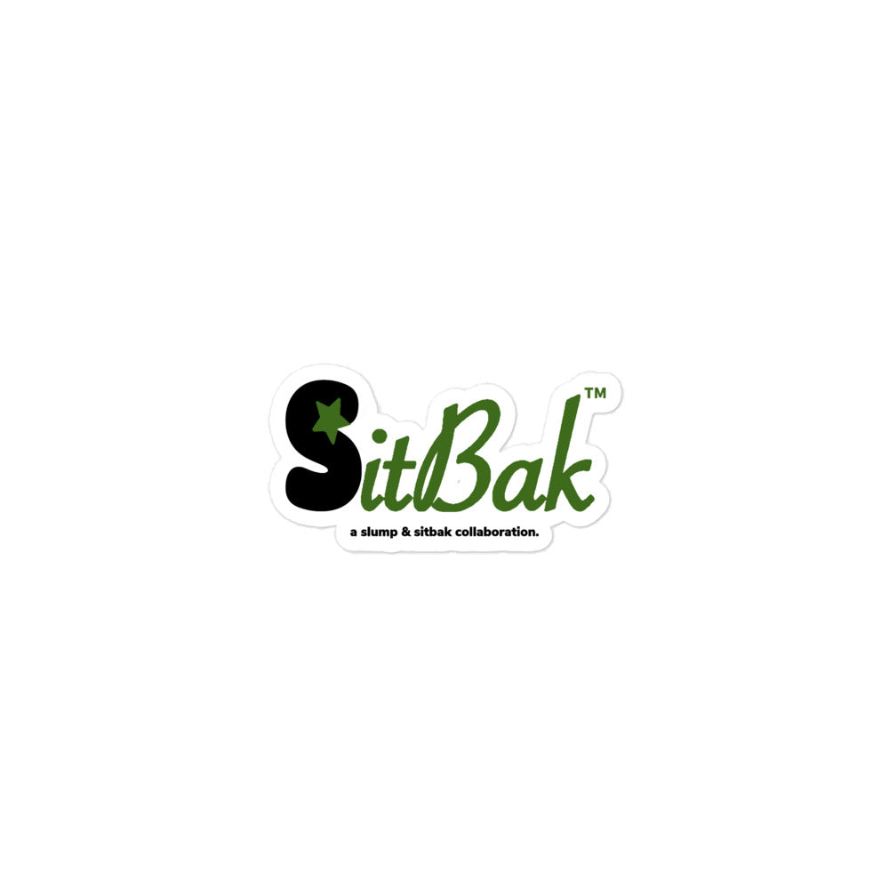 Slump®SitBak®Bubble-free sticker